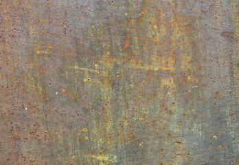 High quality old grunge rusted sheet metal texture, rust and oxidized metal background. Old metal iron panel.