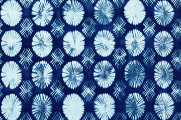 Shibori indigo Japanese fabric dyeing texture - 531126571