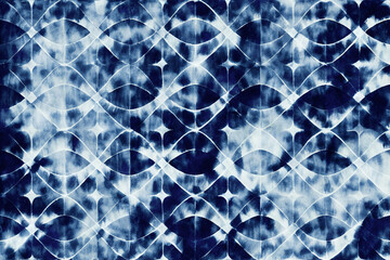 Shibori indigo Japanese fabric dyeing texture