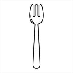 fork icon vector design template