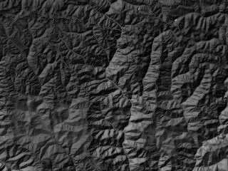 Lhuentse, Bhutan. Grayscale. No legend