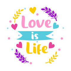 Obraz premium happy birthday party love life