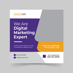 Corporate Social Media Post Template Design