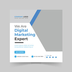 Corporate Social Media Post Template Design