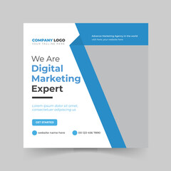 Corporate Social Media Post Template Design