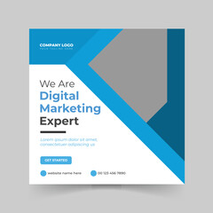 Corporate Social Media Post Template Design