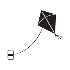 kite icon vector