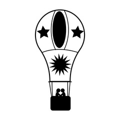 hot air balloon icon