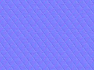 seam with a button in the form of a diamond normal map abstraction 3d-rendering