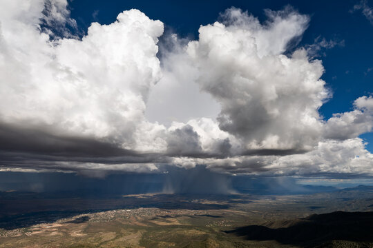 Thunderstorm Cumulonimbus Clouds From Mingus Mountain