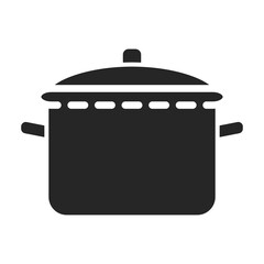 Saucepan pan vector outline icon. Vector illustration pot on white background. Isolated outline illustration icon of saucepan, pan .