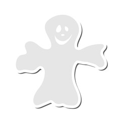 Halloween Ghost Sticker