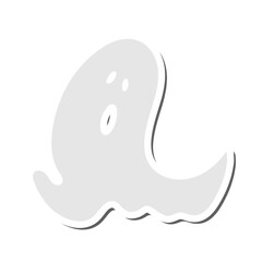 Halloween Ghost Sticker