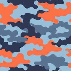 
Texture military camouflage seamless pattern. Abstract army and hunting camouflage ornament.