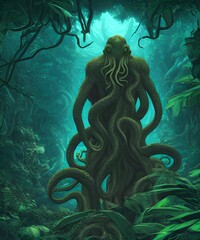 Deep underwater lord, Ctulhu