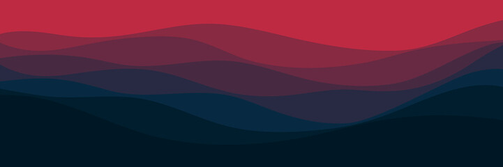 gradient color wave pattern decoration vector illustration good for wallpaper, background, banner, backdrop, card, web, and design template