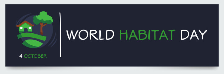 World Habitat Day, held on 4 October.