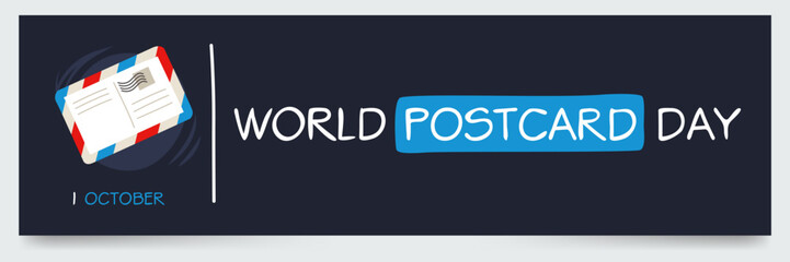 World Postcard Day, held on 1 October.