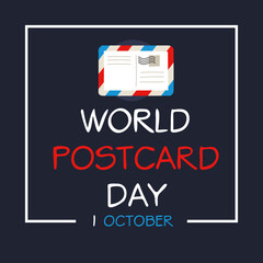 World Postcard Day, held on 1 October.
