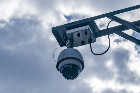 security camera on sky