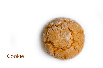 Tasty cookies isolated on white background