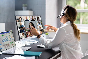 Online Video Conference Virtual Meeting