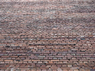 red brick wall texture background
