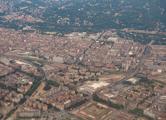 Aerial view of Turin