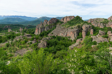 Fototapeta na wymiar Landscape of Belogradchik Rocks, Vidin Region, Bulgaria