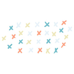 Abstract hand draw element in doodle style