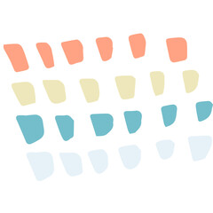 Abstract hand draw element in doodle style