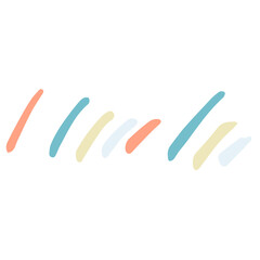 Abstract hand draw element in doodle style