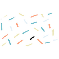 Abstract hand draw element in doodle style