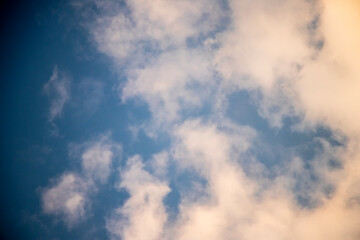 Blue sky, Clouds and fantastic sky