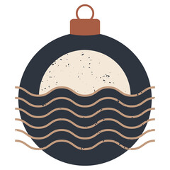 christmas bauble ball boho style