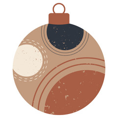 christmas bauble ball boho style