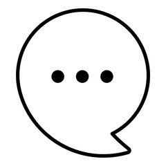 chat speech bubble icon