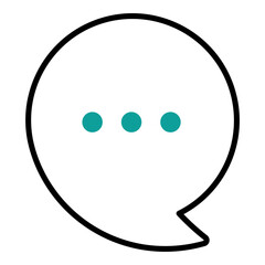 chat speech bubble icon