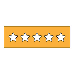star review rating illustration icon