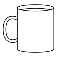 mug christmas isolated illustration