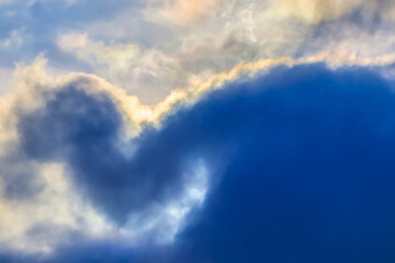 Blue sky, clouds and fantastic sky
