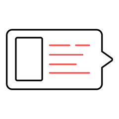 chat speech bubble icon