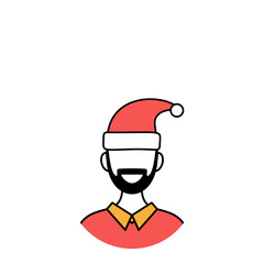 christmas ball person character avatar