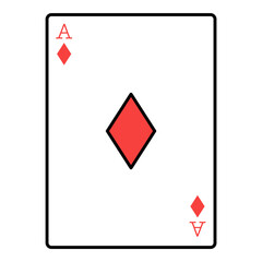 poker card and symbol