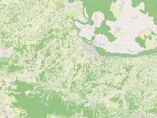 Brcko, Bosnia and Herzegovina. OSM. No legend