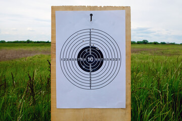 target for shooting outdoors