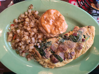 Omlette with potatoes