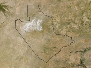 Central, Botswana. Low-res satellite. No legend