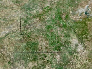 Ghanzi, Botswana. High-res satellite. No legend