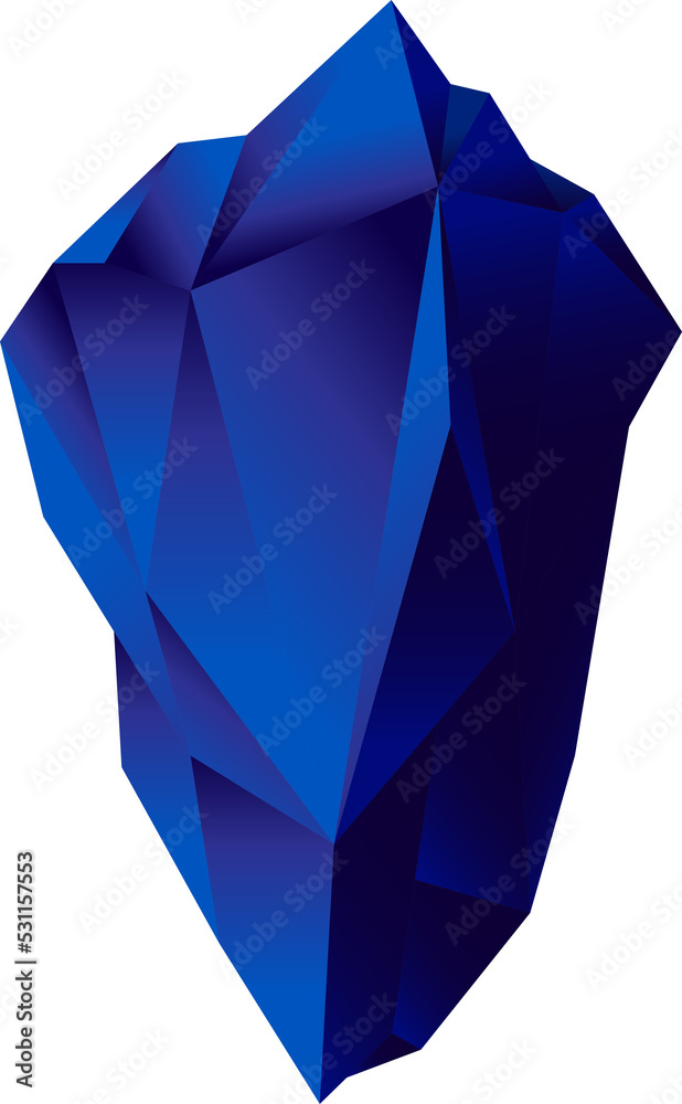 Wall mural vector blue background futuristic polygon.